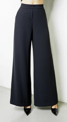 Leona Elasticized Wide Leg Pants Black