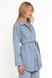 Donovan Denim Tie Jacket Light Denim
