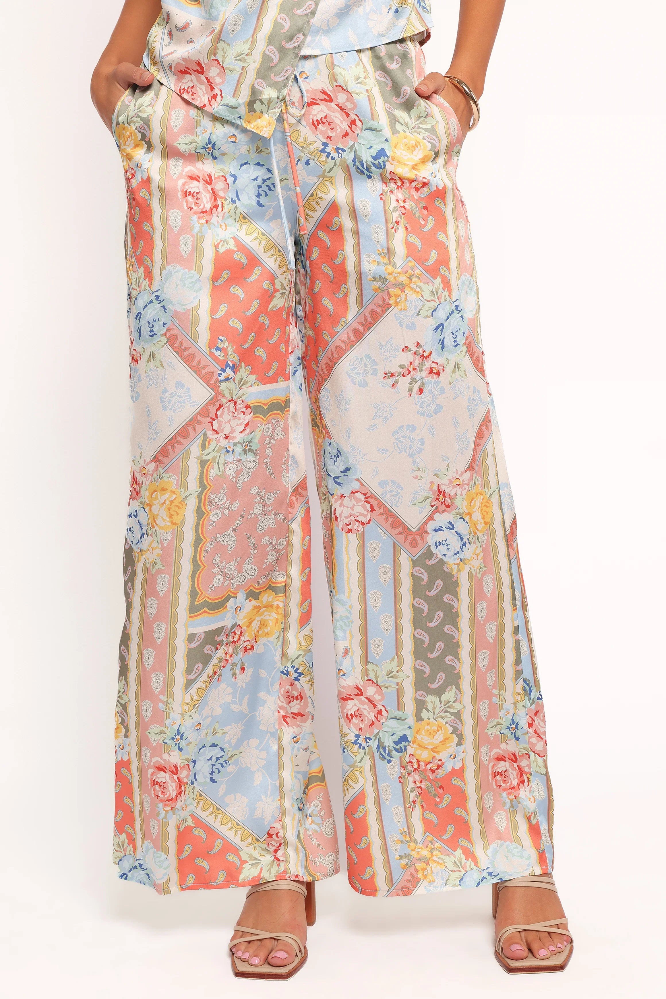 Charly Wide Leg Pant Bel Air Rose