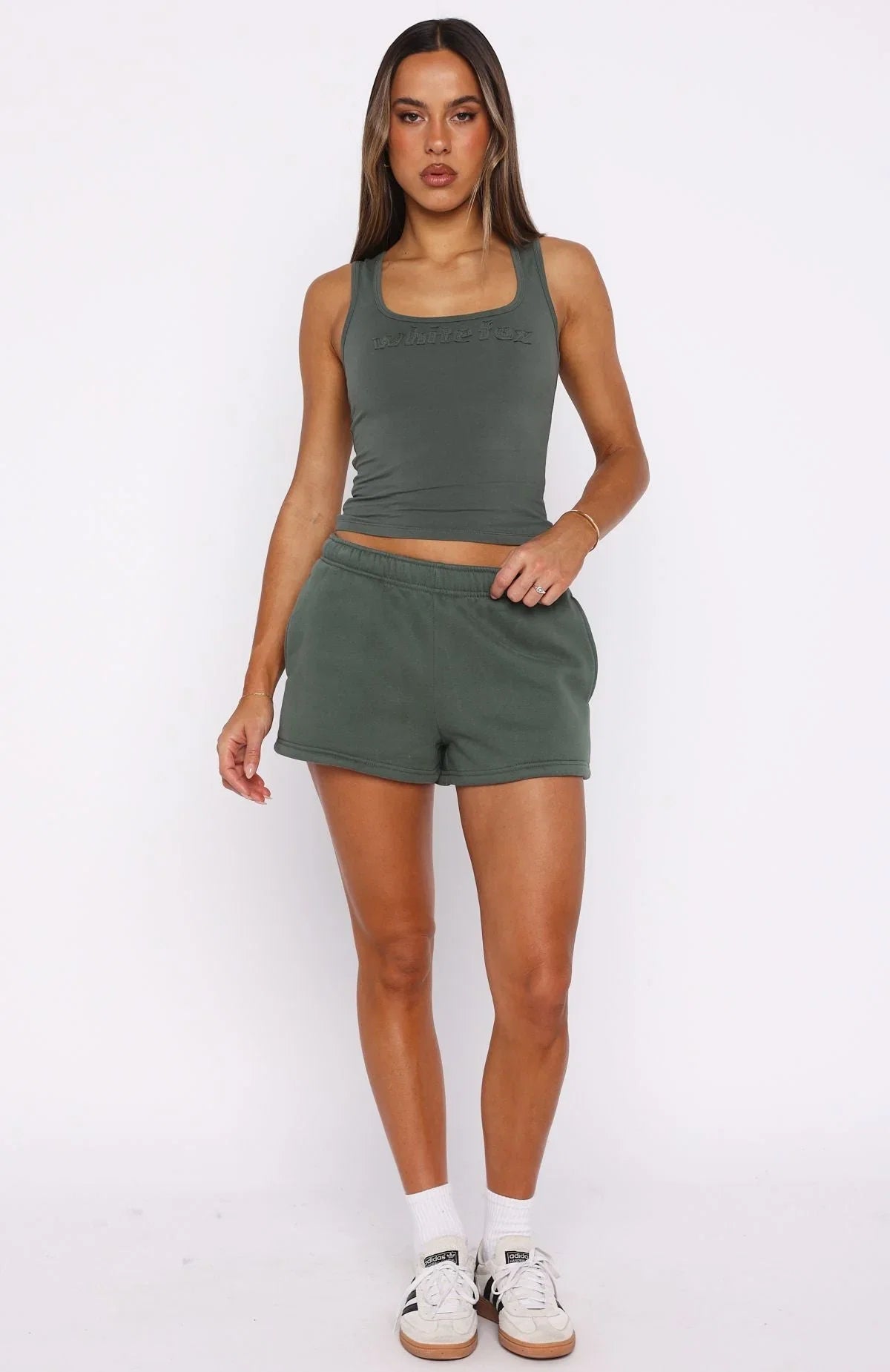 From The Archives Lexi Lounge Shorts Khaki