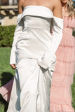 Gigi Off Shoulder Maxi Dress Cream
