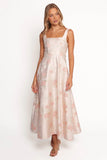 Zaria Midi Dress Pink Floral