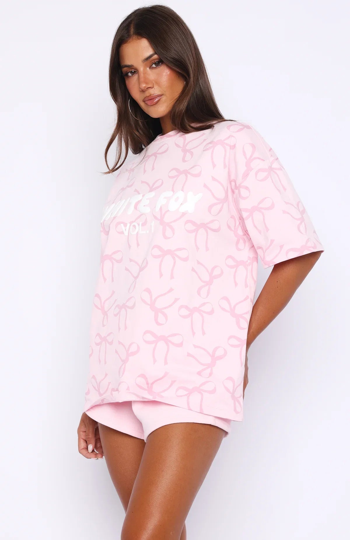 Vol 1 Oversized Tee Posy Bow