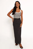 Chicca Maxi Skirt Grey