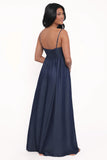 Odessa Maxi Dress Dark Chambray