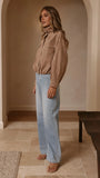 Josh Funnel Neck Jacket Beige