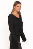 Vinita Long Sleeve Top Black