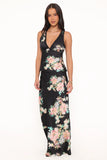 Velman Skirt Black Floral