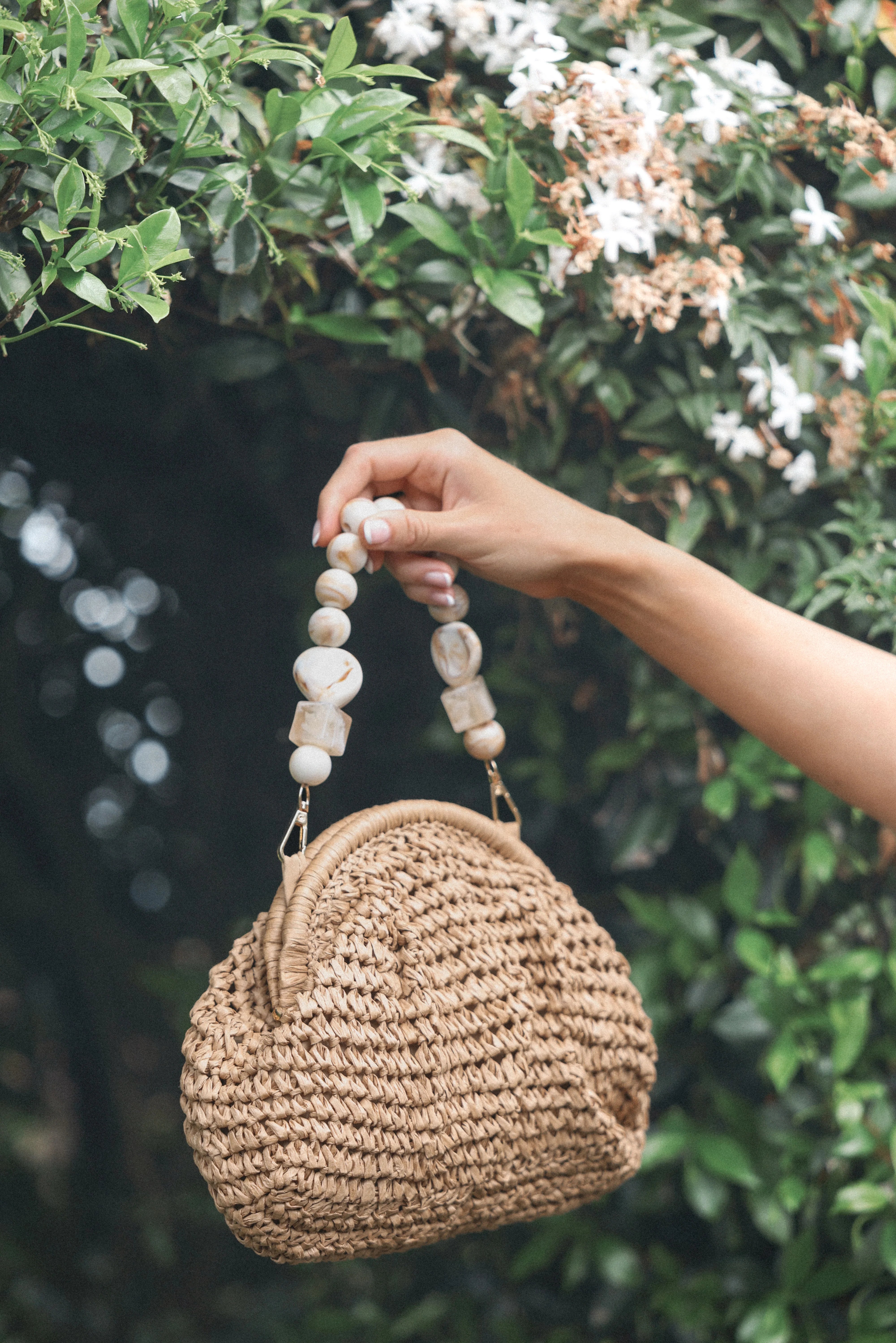 Elora Woven Bag Tan
