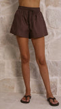 Rebekah Shorts Chocolate