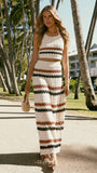 Kamali Maxi Skirt Natural Stripe