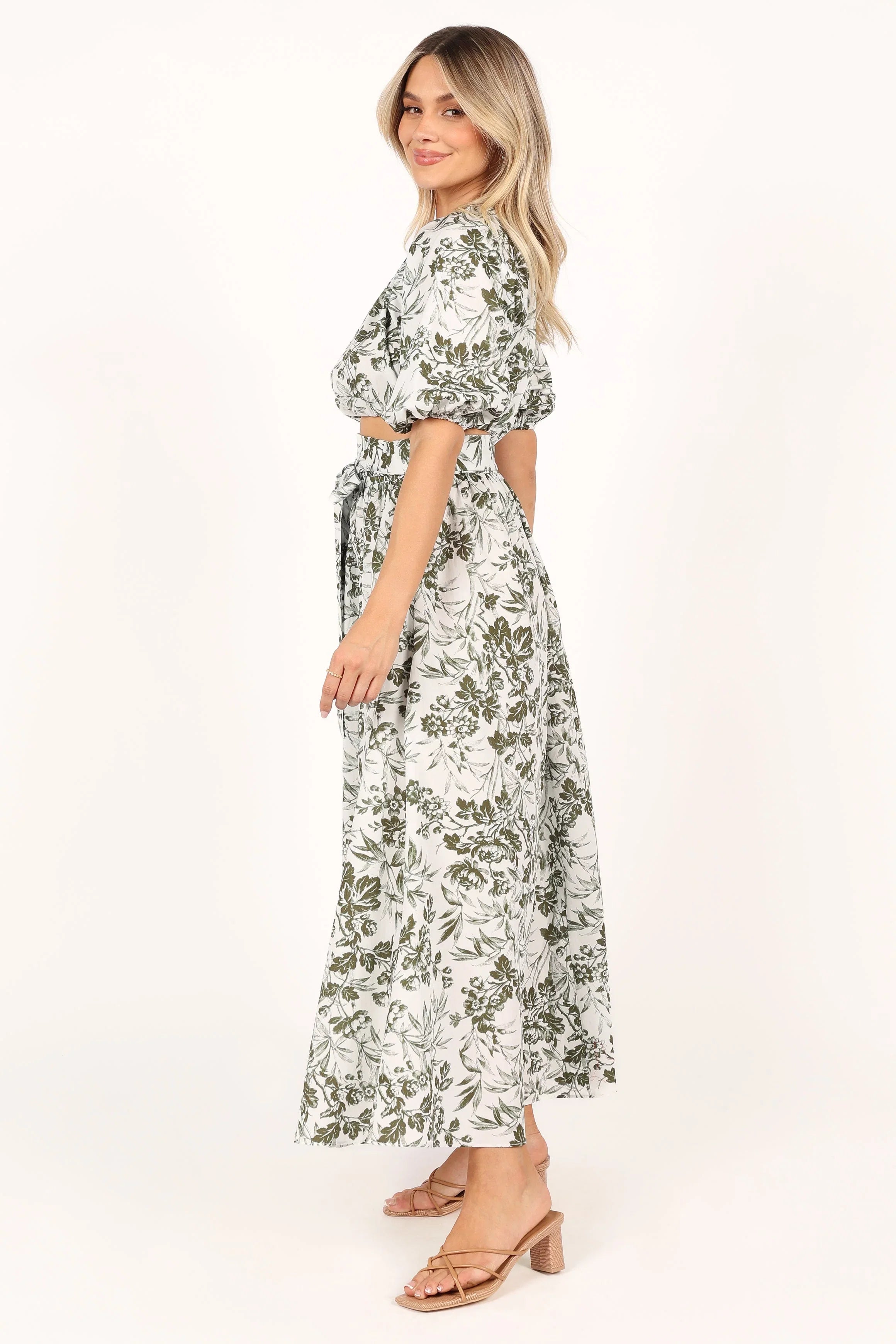 Delilah Set Green Floral