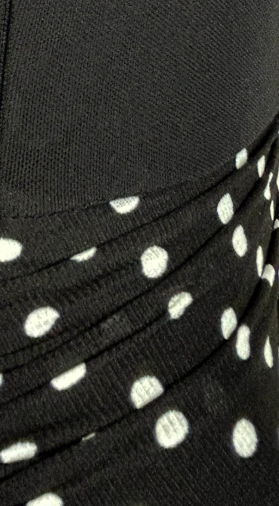 Zelara Polka Dot Twist Halter Maxi Dress Black