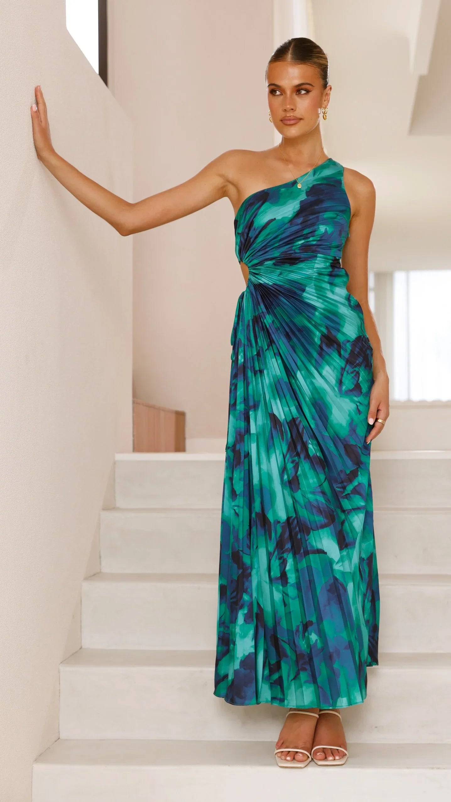Laken Maxi Dress Green Print