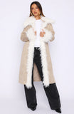 Help Me Down Coat Beige