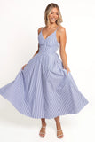 Romilly Strappy Maxi Dress Light Blue