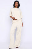 Rare Catch Knit Pants Cream