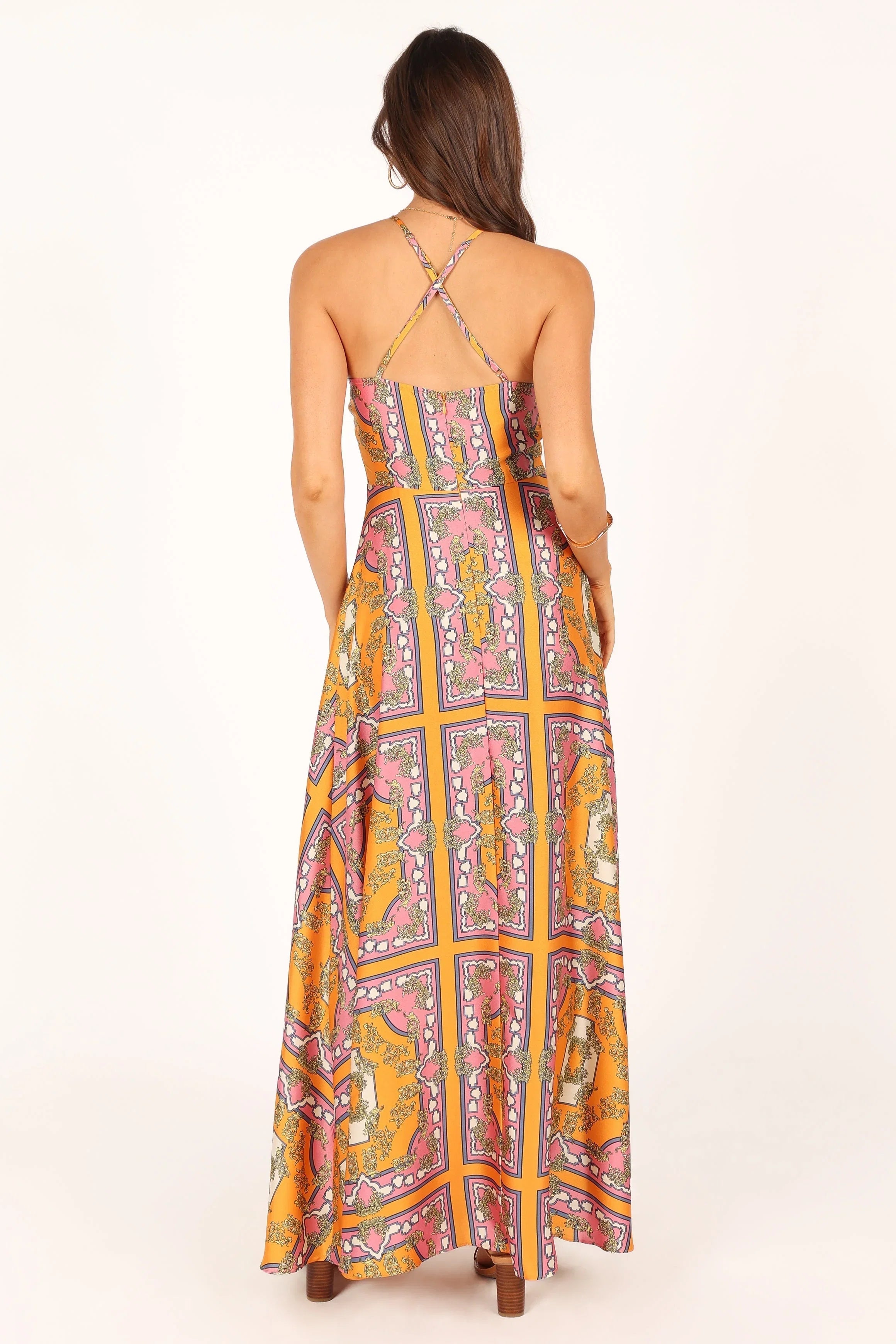 Amara Maxi Dress Tangerine