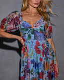 Sweet Blooms Floral Maxi Dress