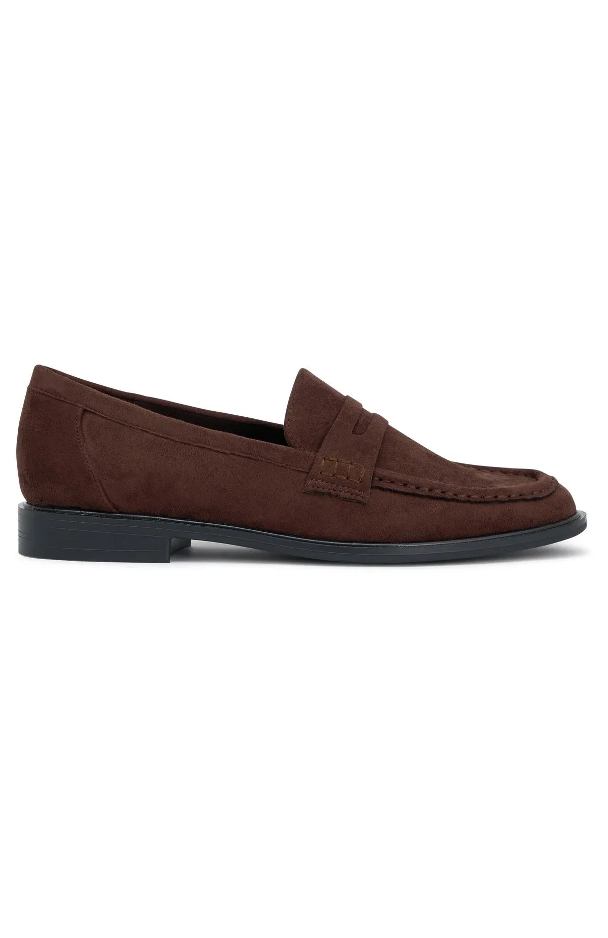 Judson Loafers Chocolate Faux Suede