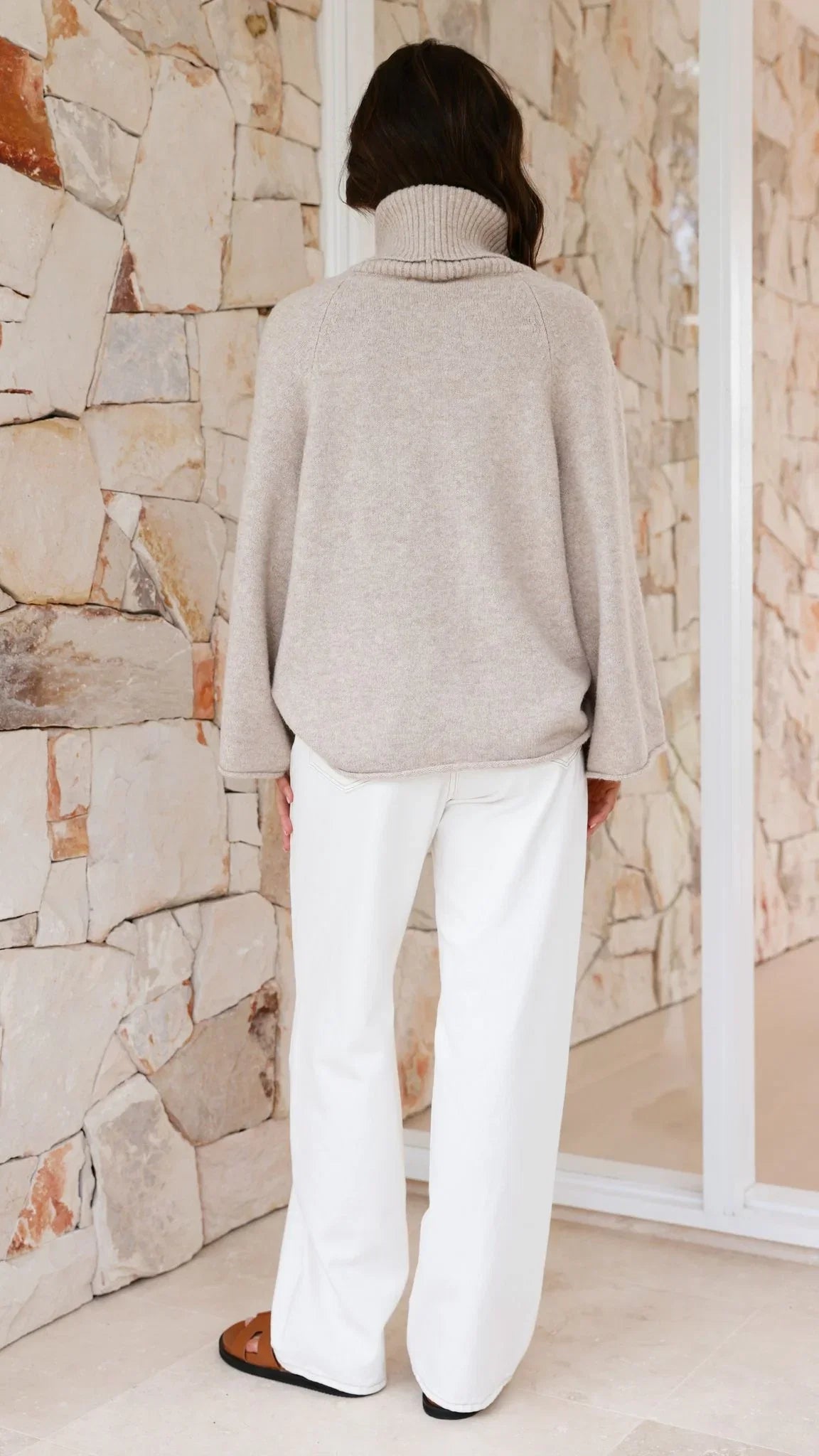 Jacques Knitted Jumper Oatmeal