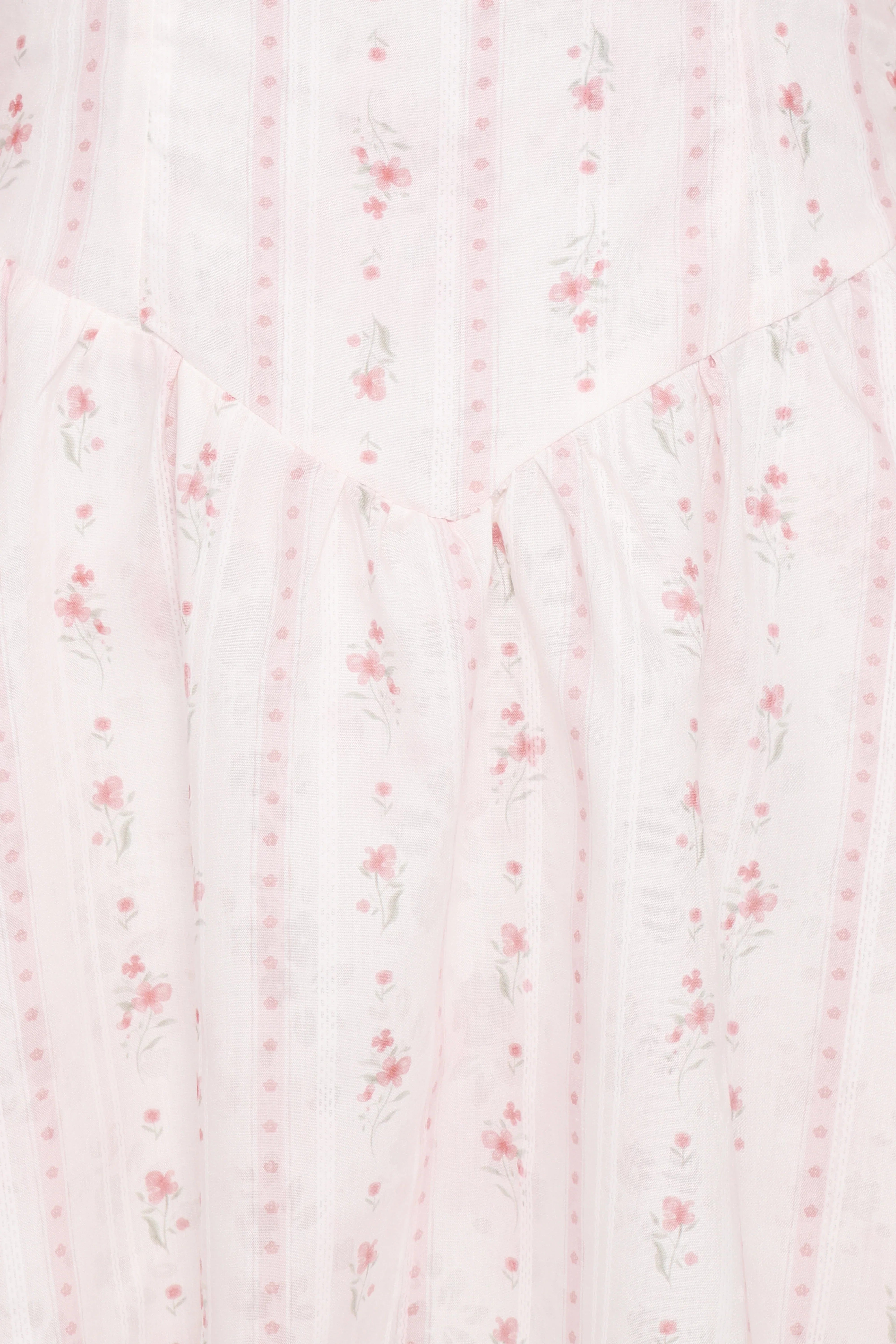 Athena Mini Dress White Floral