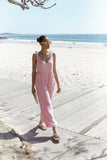 Ayla Linen Jumpsuit Pale Pink