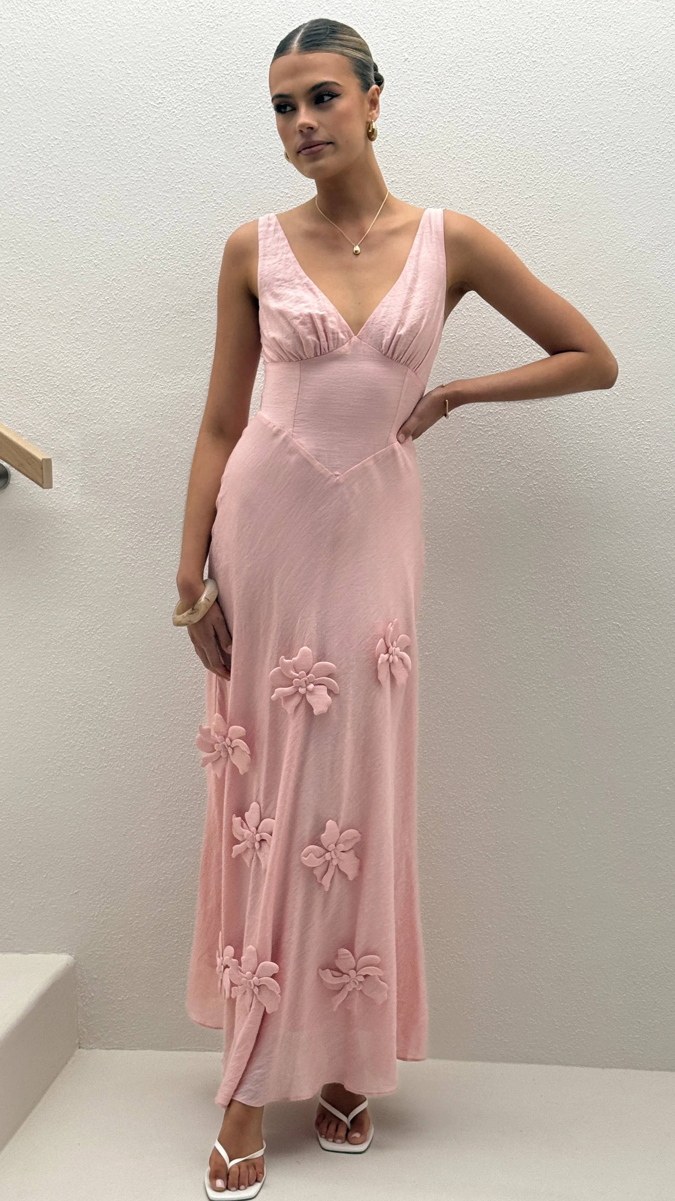 Lavara Maxi Dress Pink