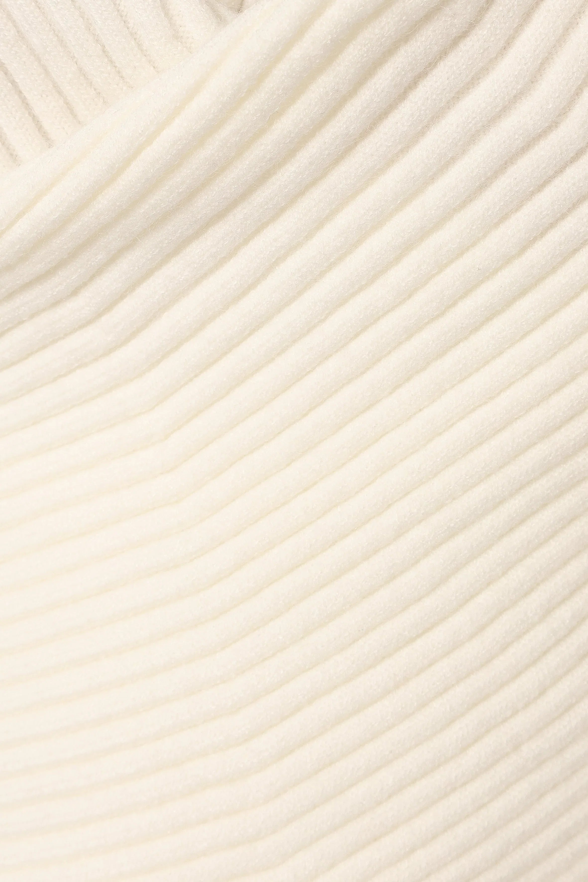 Tuilly Wrap Front Knit Sweater Cream