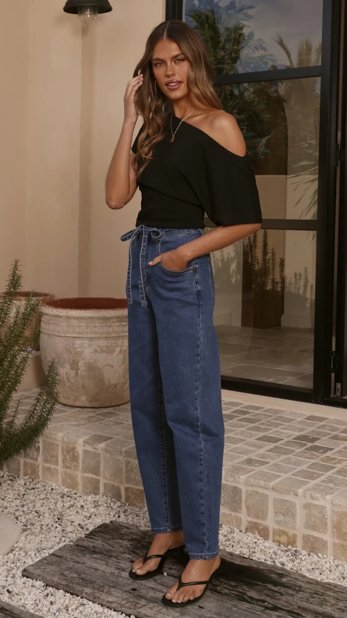Clove Barrel Jeans Dark Denim