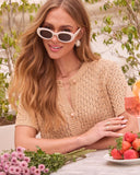 Tania Retro Round Sunglasses