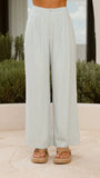 Lexi Linen Pants Blue