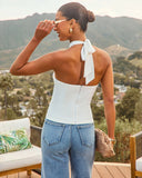 Torey Criss Cross Halter Top