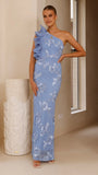 Darlee Maxi Dress Blue Floral