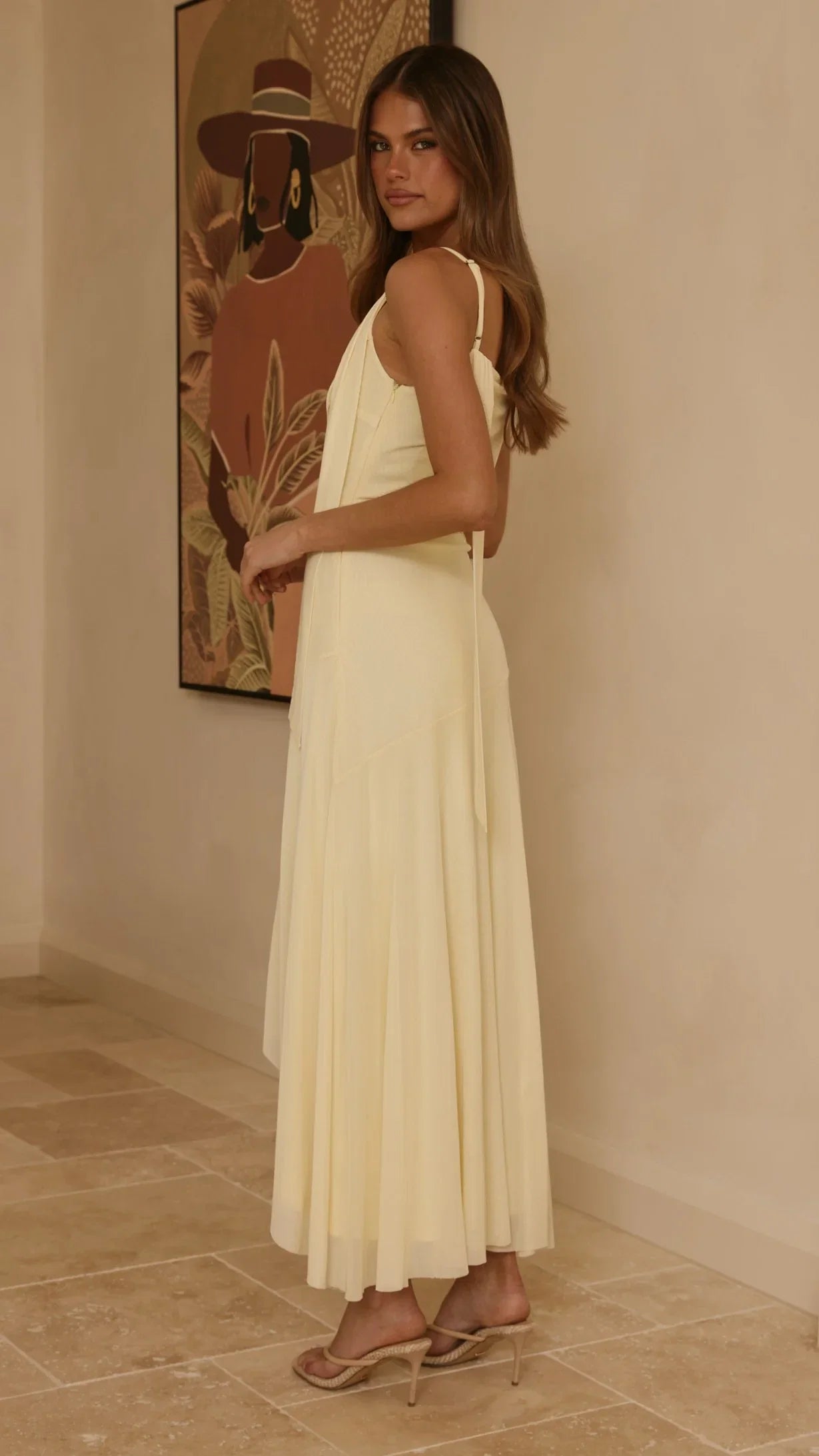 Lucy Maxi Dress Yellow