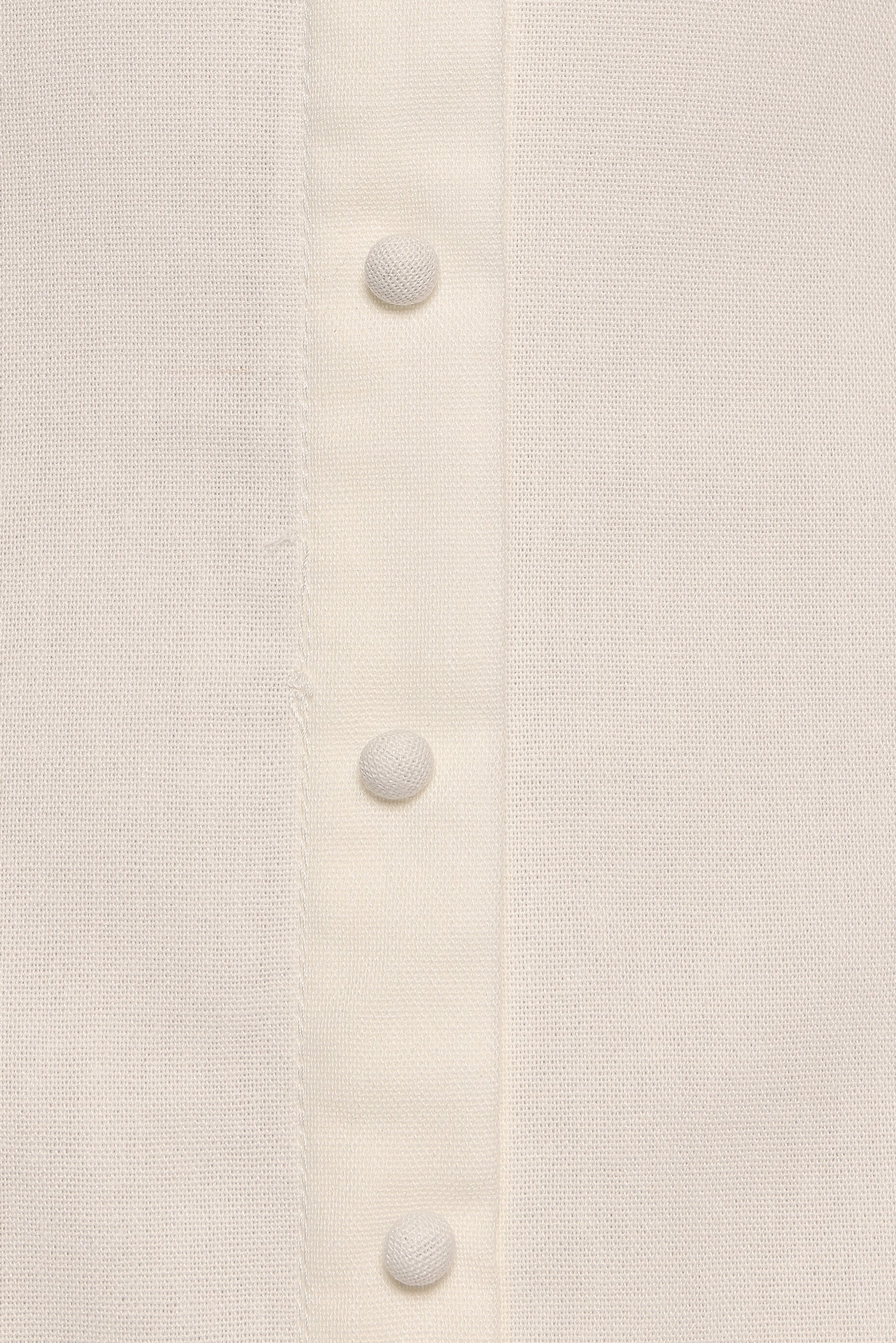 Barbara Midi Button Down Dress White
