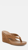 Baci Wedge Caramel Suede