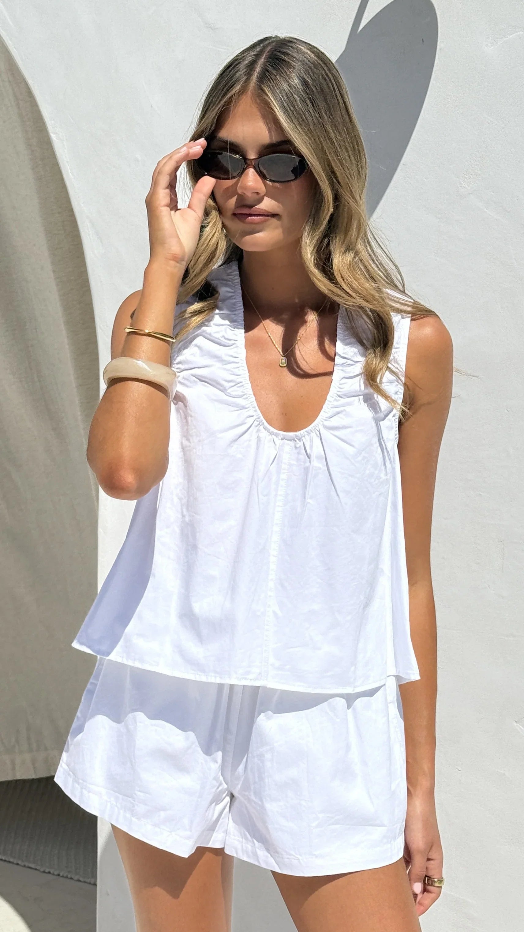 Vika Top White