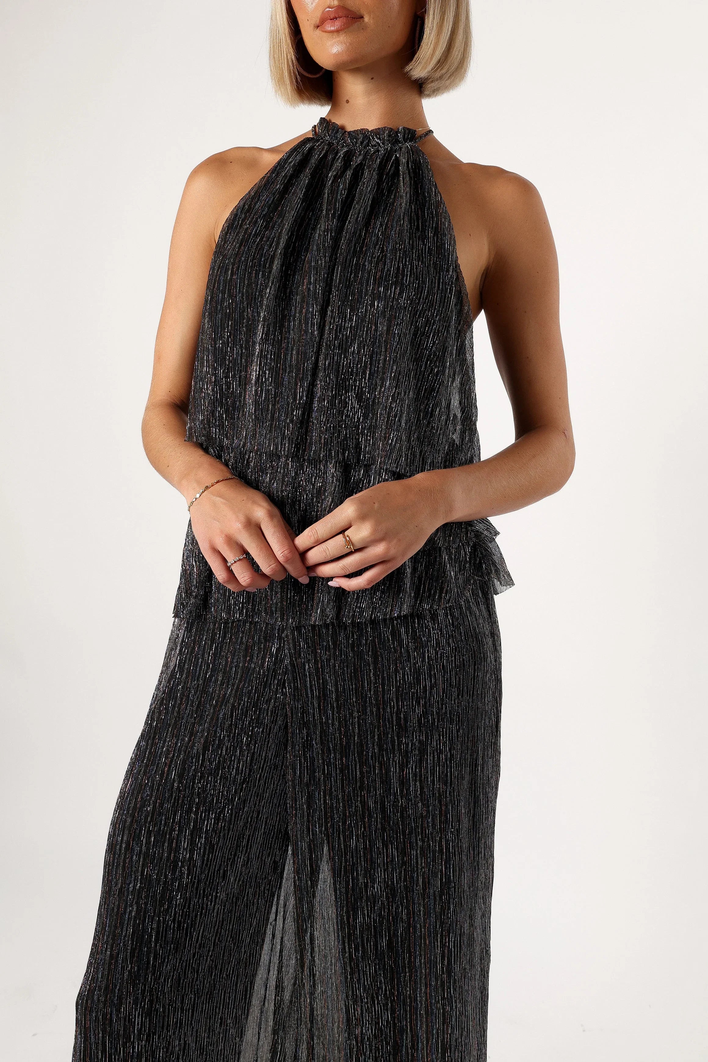 Elly Halter Jumpsuit Black