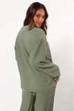 Sonole Cable Knit Sweater Khaki