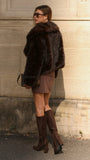 Tatia Jacket Dark Brown