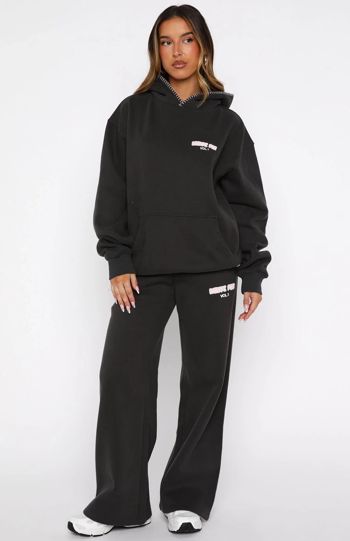 Vol 1 Oversized Hoodie Charcoal