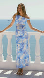 Blayke Maxi Dress Ocean Bloom