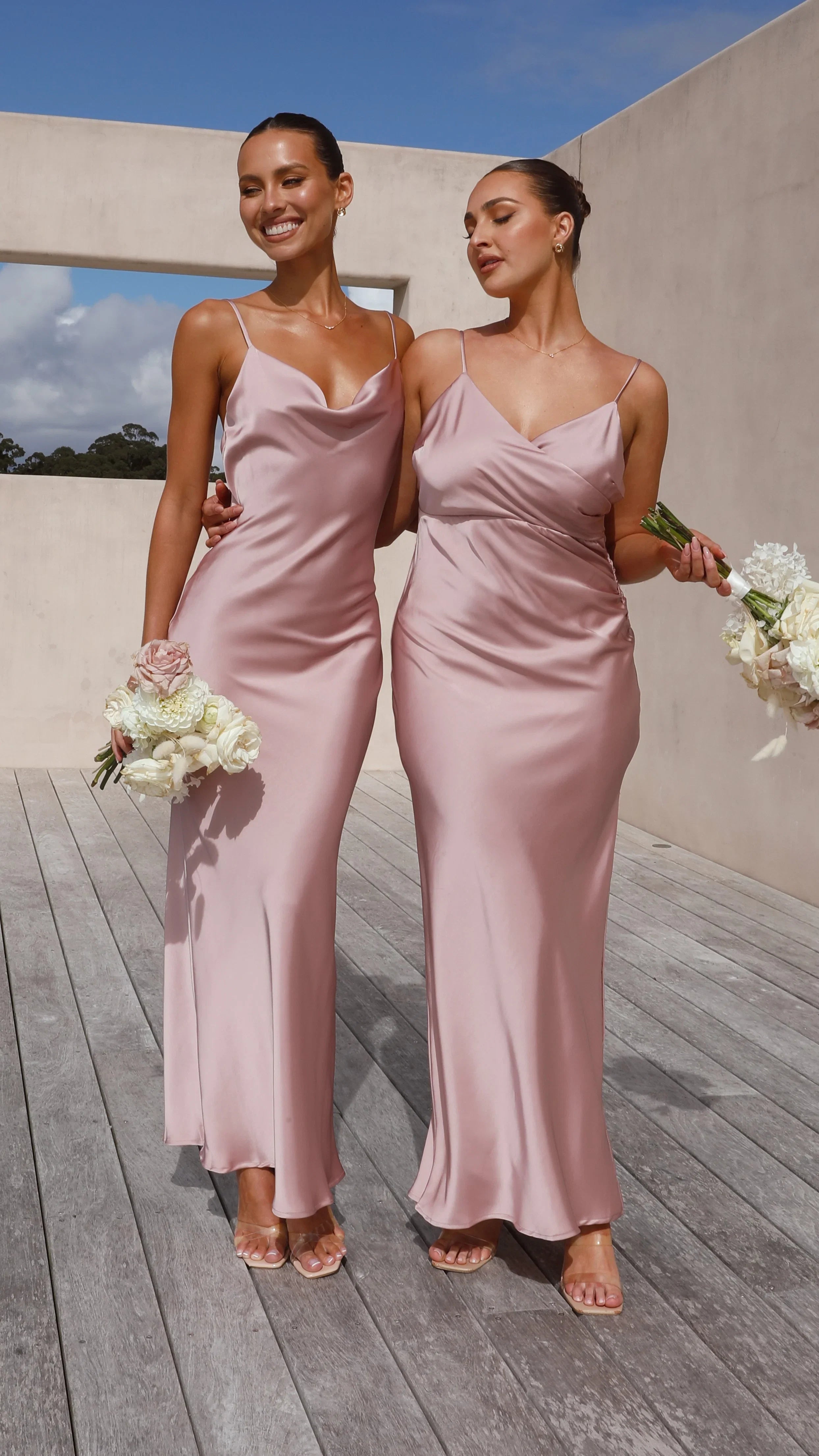 Willow Maxi Dress Dusty Pink