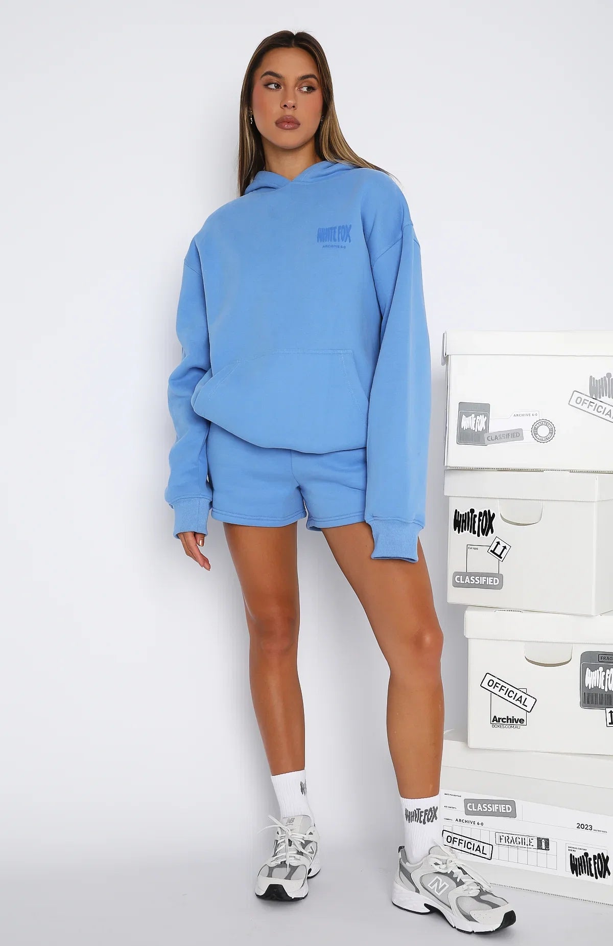 Archive 60 Oversized Hoodie Blueberry