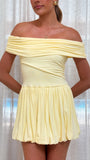 Manalla Mini Dress Lemon