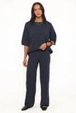 Ashby Knit Pant Navy