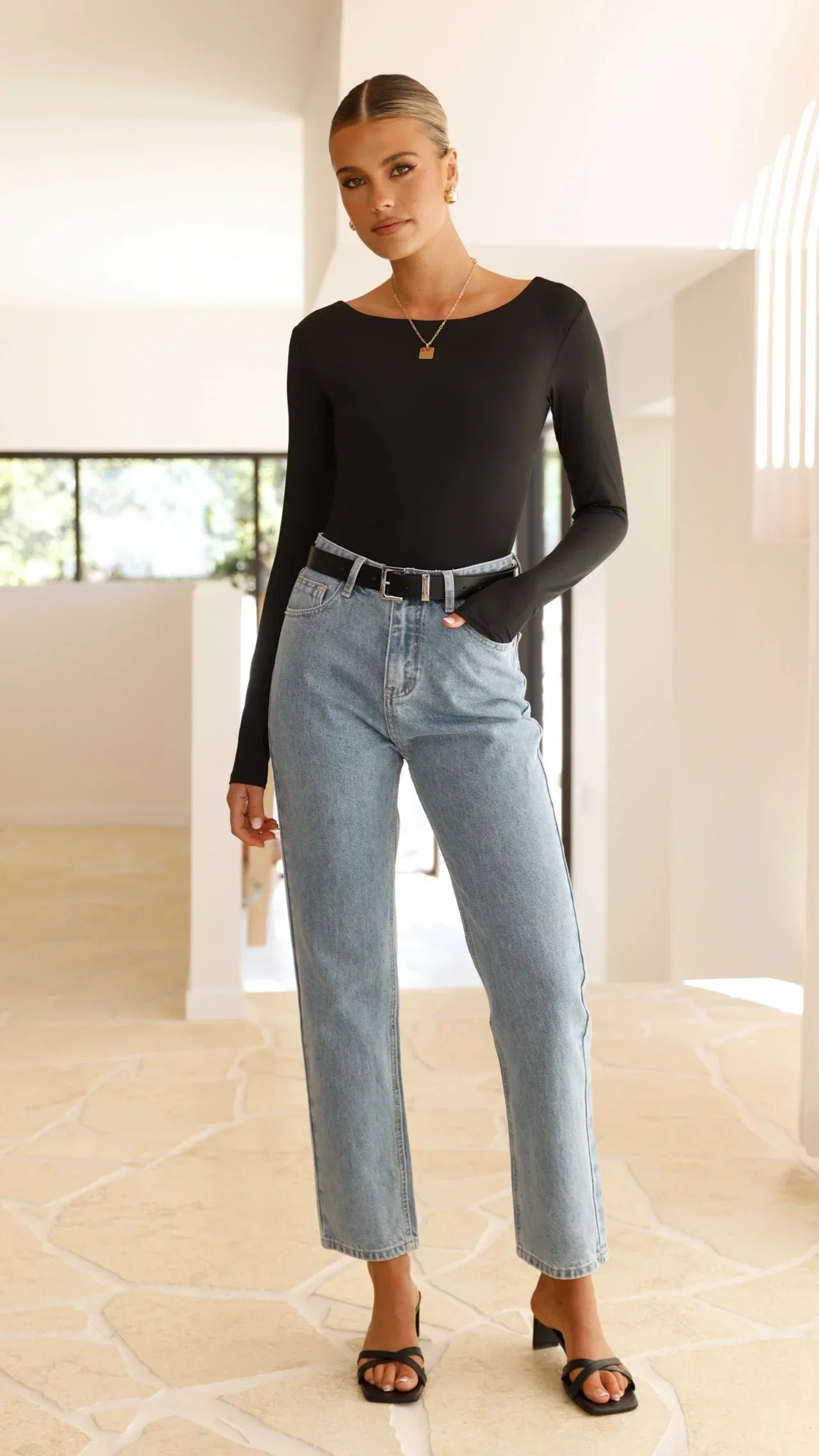 Cora Jeans Mid Blue Denim