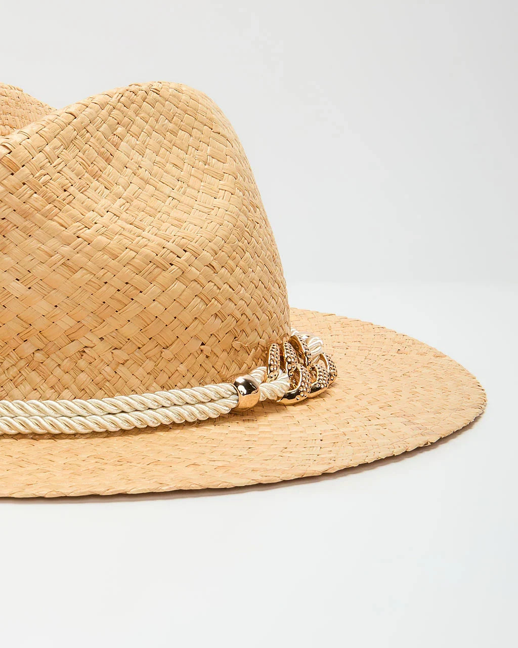 Alisson Rope And Chain Straw Hat