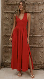 Amira Maxi Dress Red